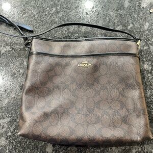 Leather Coach Crossbody Bag